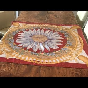 Hermès silk scarf with original box